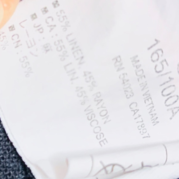 Old Navy Moto Jacket Linen Blend Black Large - Picture 5 of 5